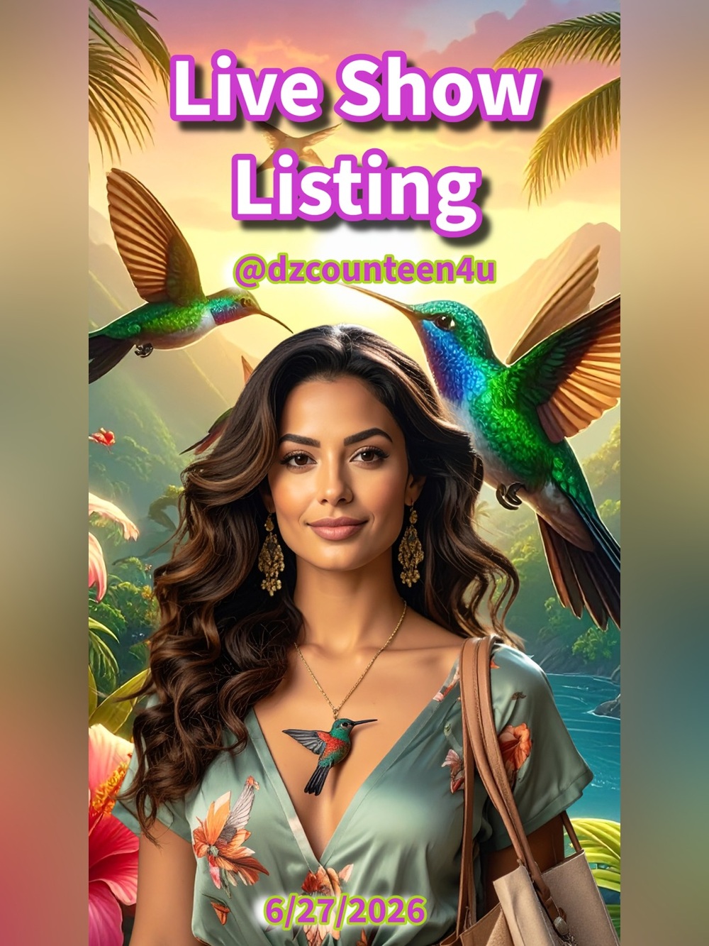 🐦✨ HUMMINGBIRD LIVE SHOW LISTING
